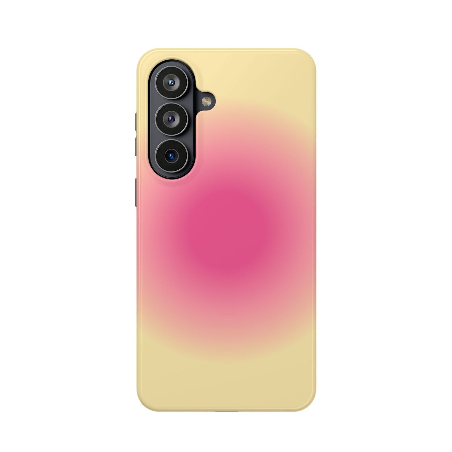 Hot Pink & Yellow Aura Samsung Case