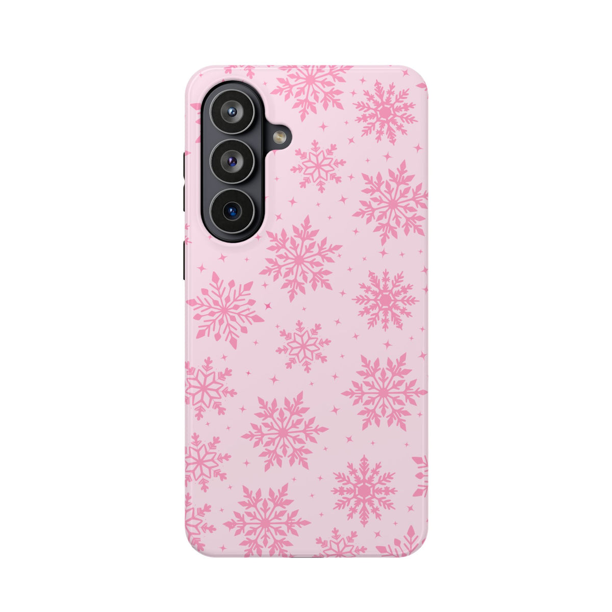 Pink Snowflakes Samsung Case