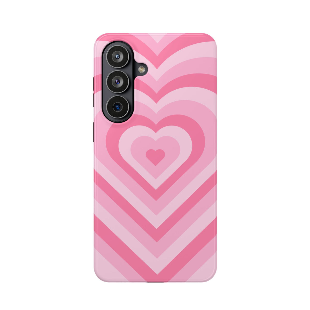 Pink Glowing Hearts Samsung Case