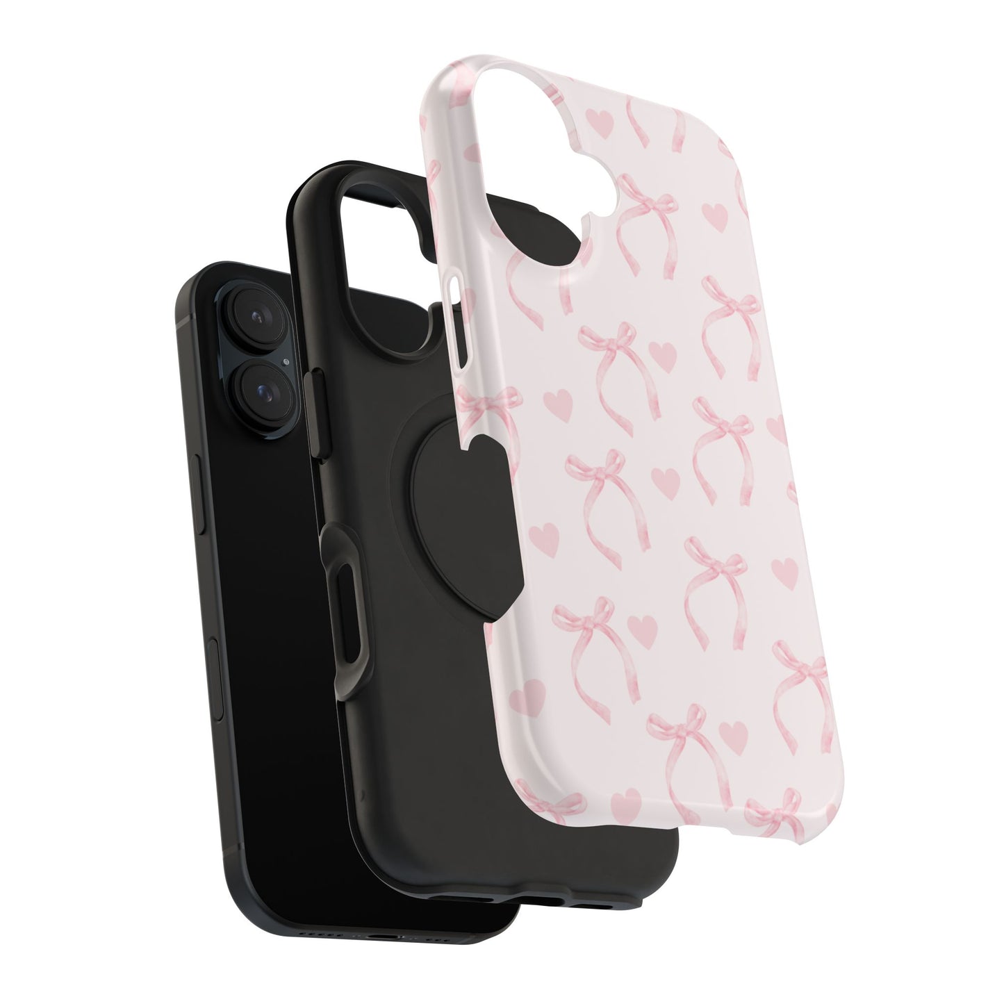 Coquette Pink Bows iPhone Case