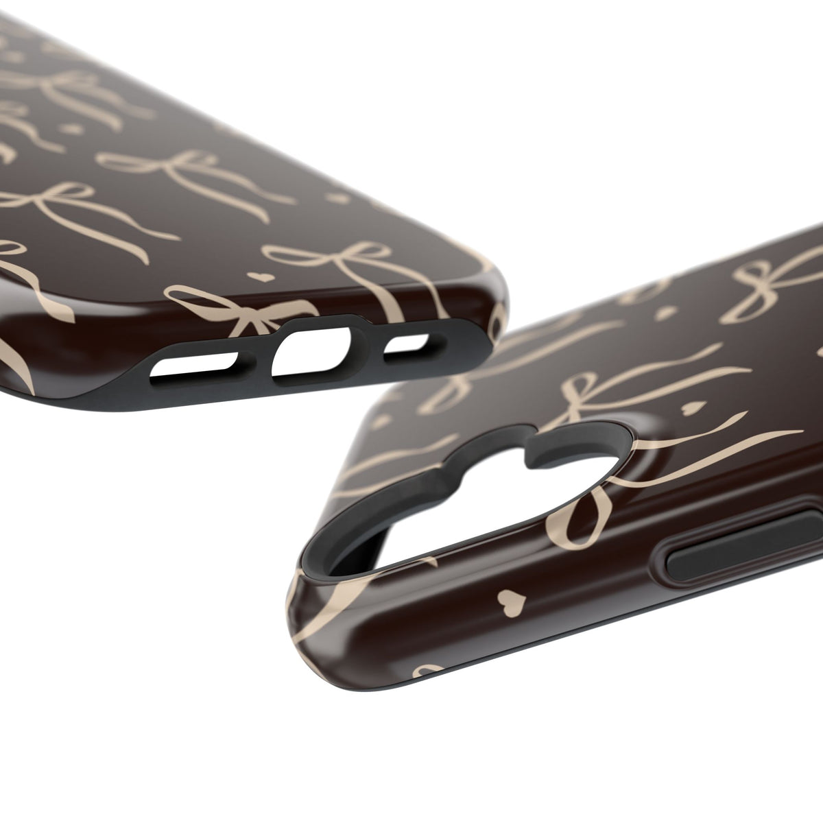 Chocolate Bows iPhone Case