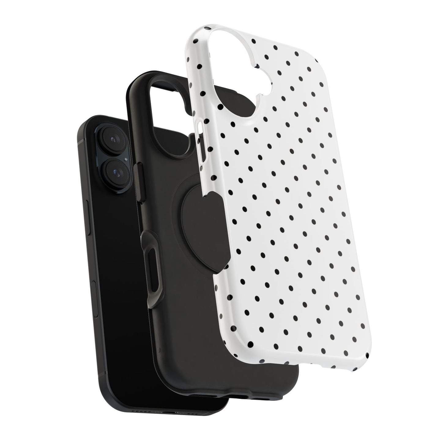 Black Mini Dots iPhone Case