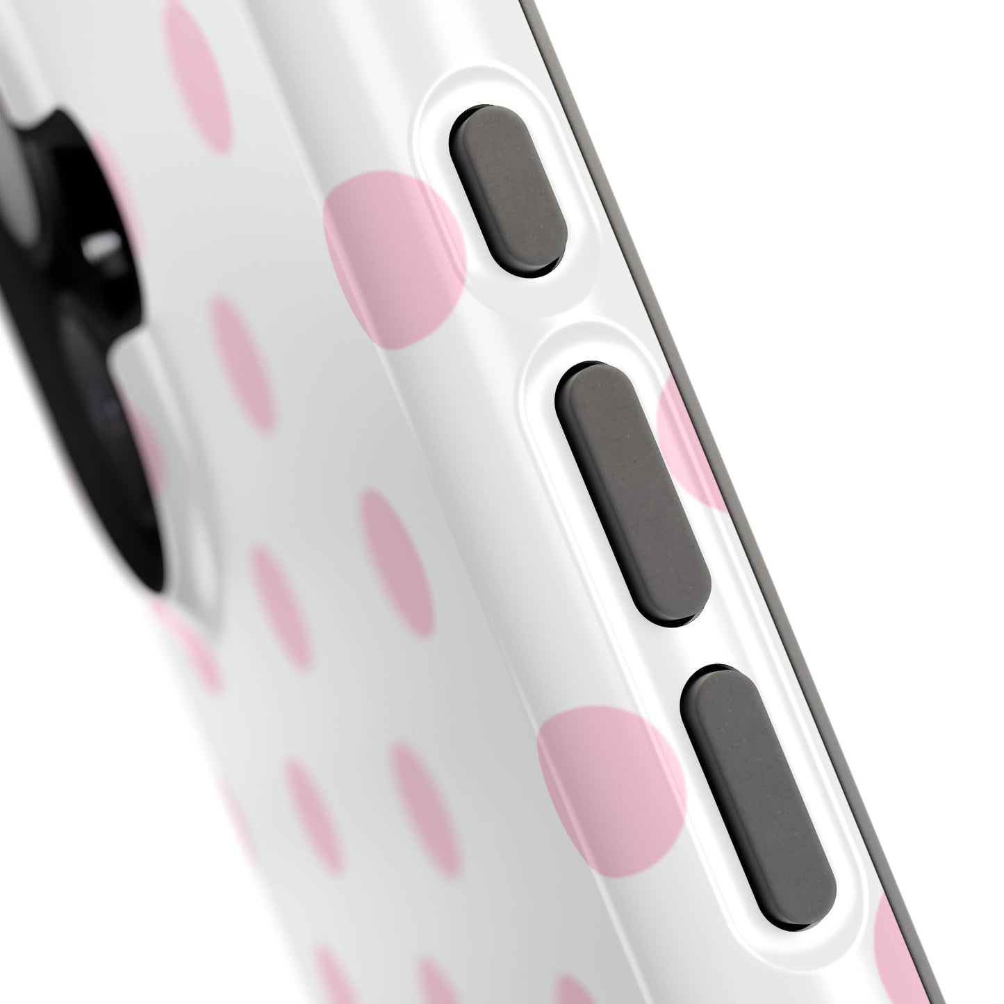Black Polka Dots iPhone Case