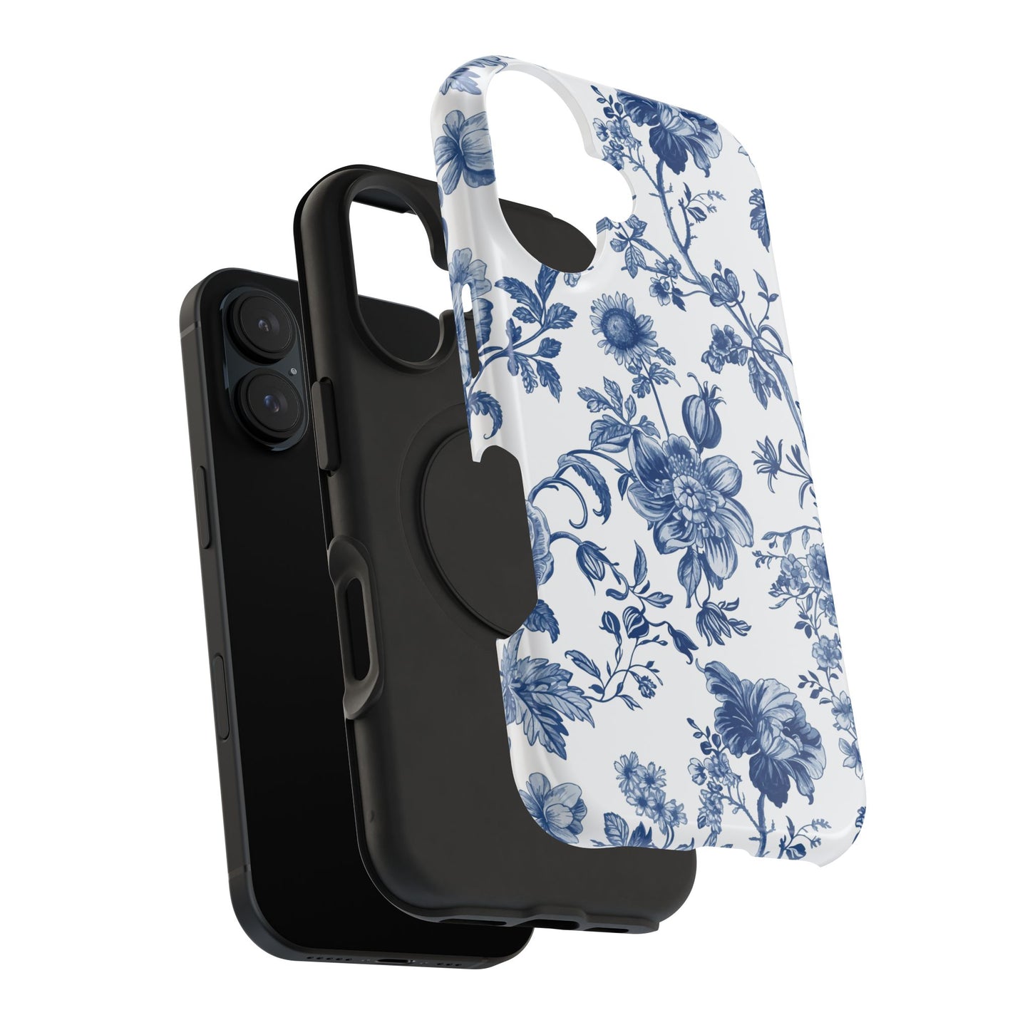 French Navy Toile iPhone Case