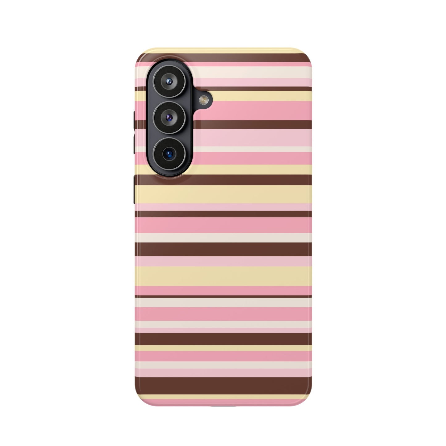 Sunday Latte Stripes Samsung Case