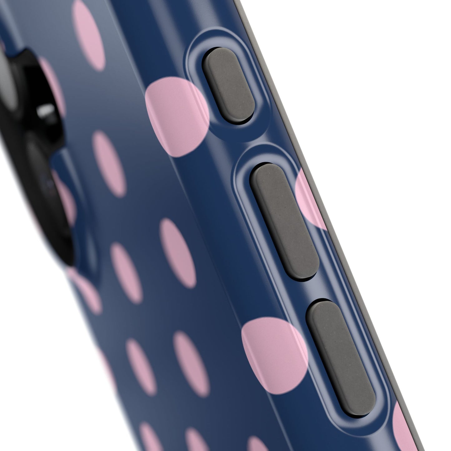 Periwinkle Polka Dots iPhone Case