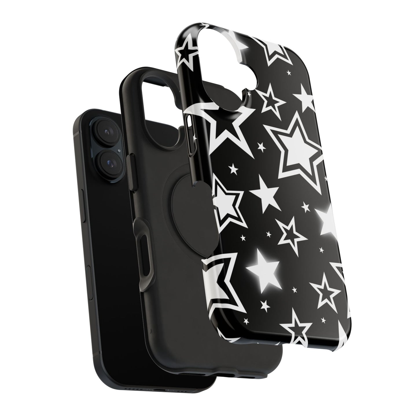Black Stardust iPhone Case