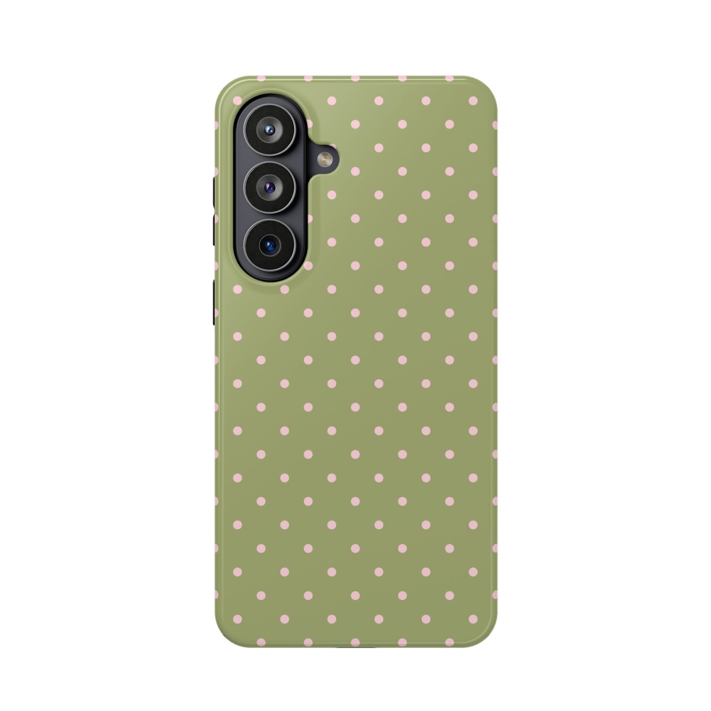 Pink Matcha Mini Dots Samsung Case