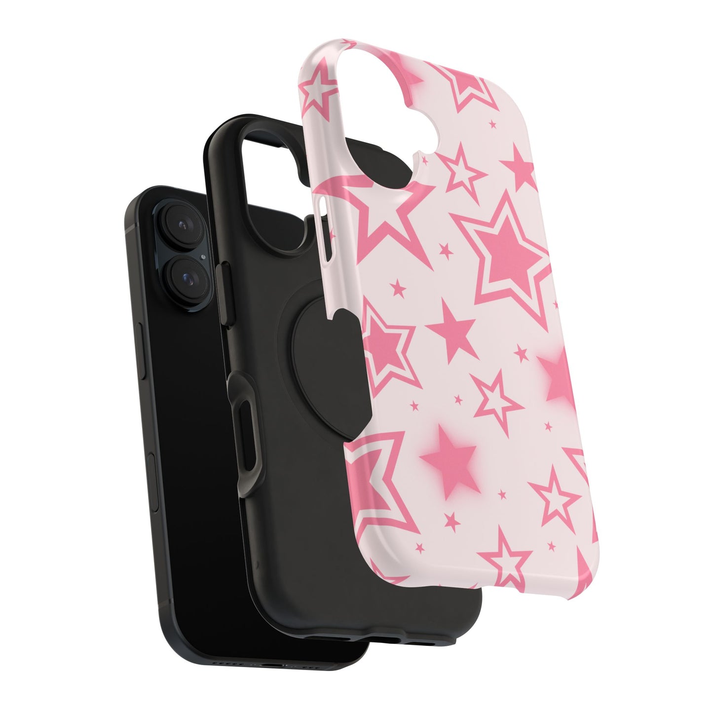 Hot Pink Stardust iPhone Case