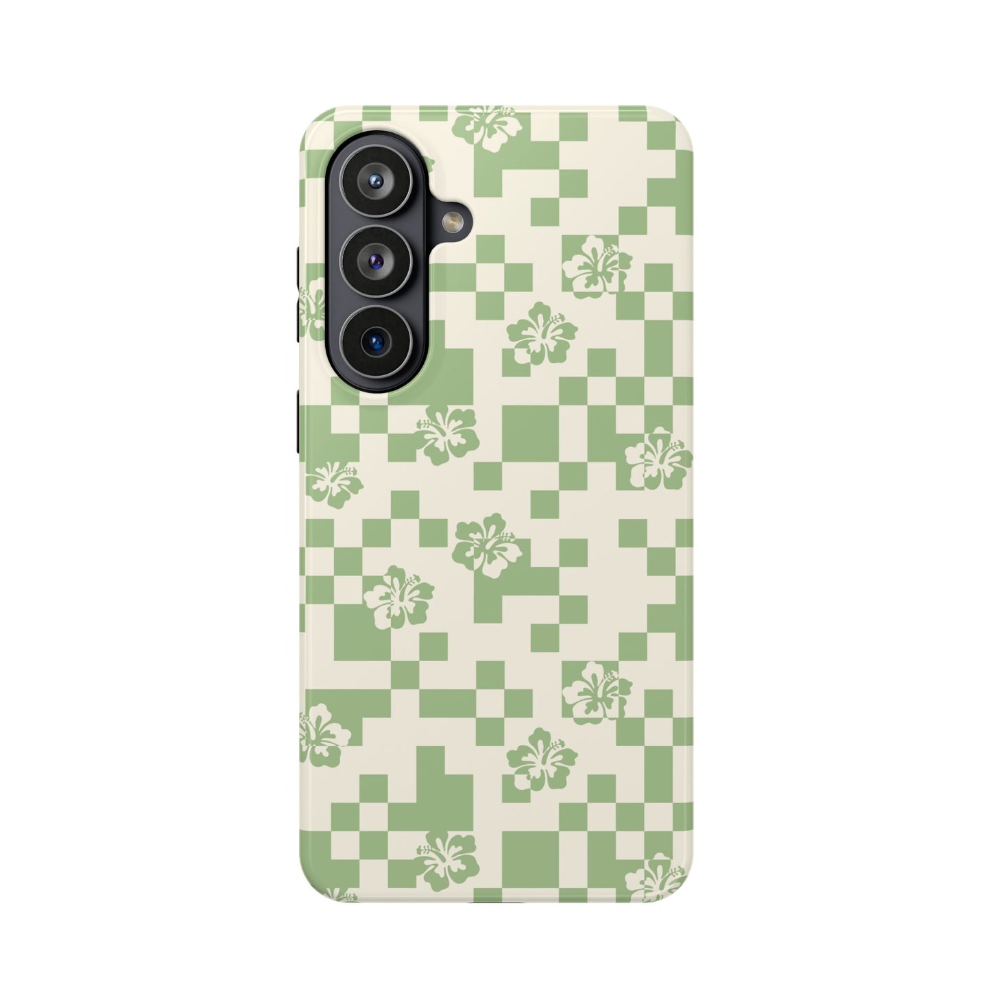 Green Hibiscus Samsung Case