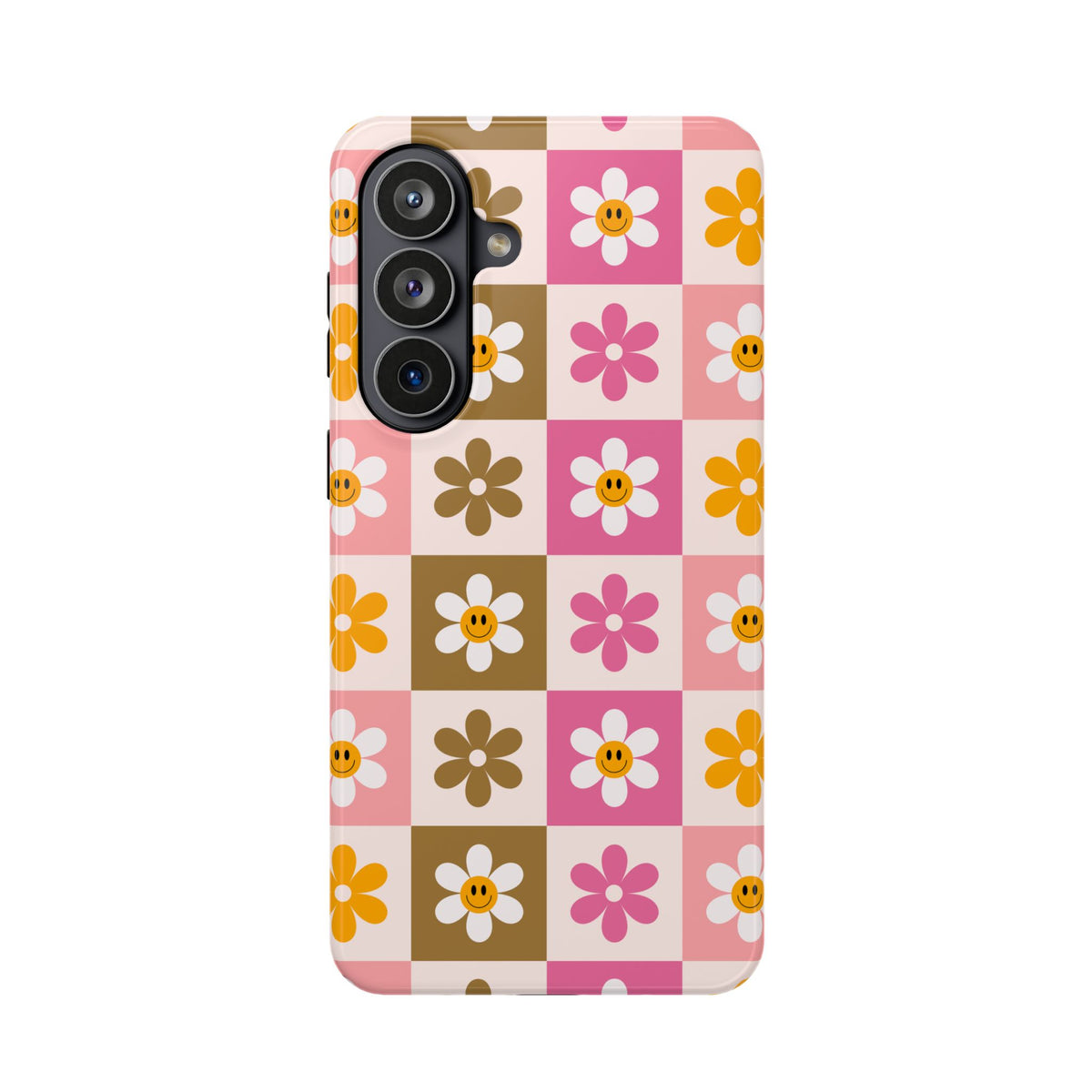 Smiley Flowers Samsung Case