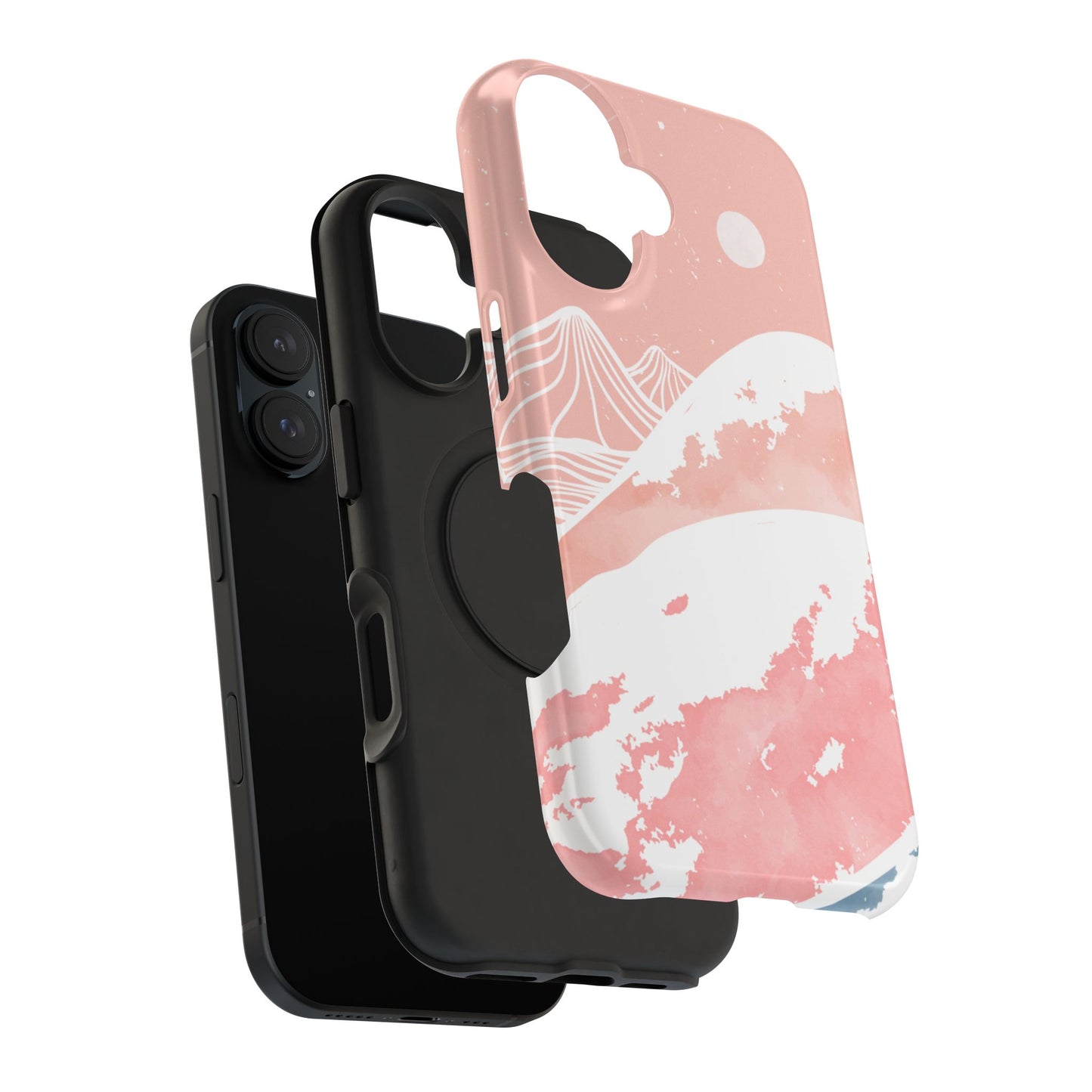 Pink Winter Night iPhone Case