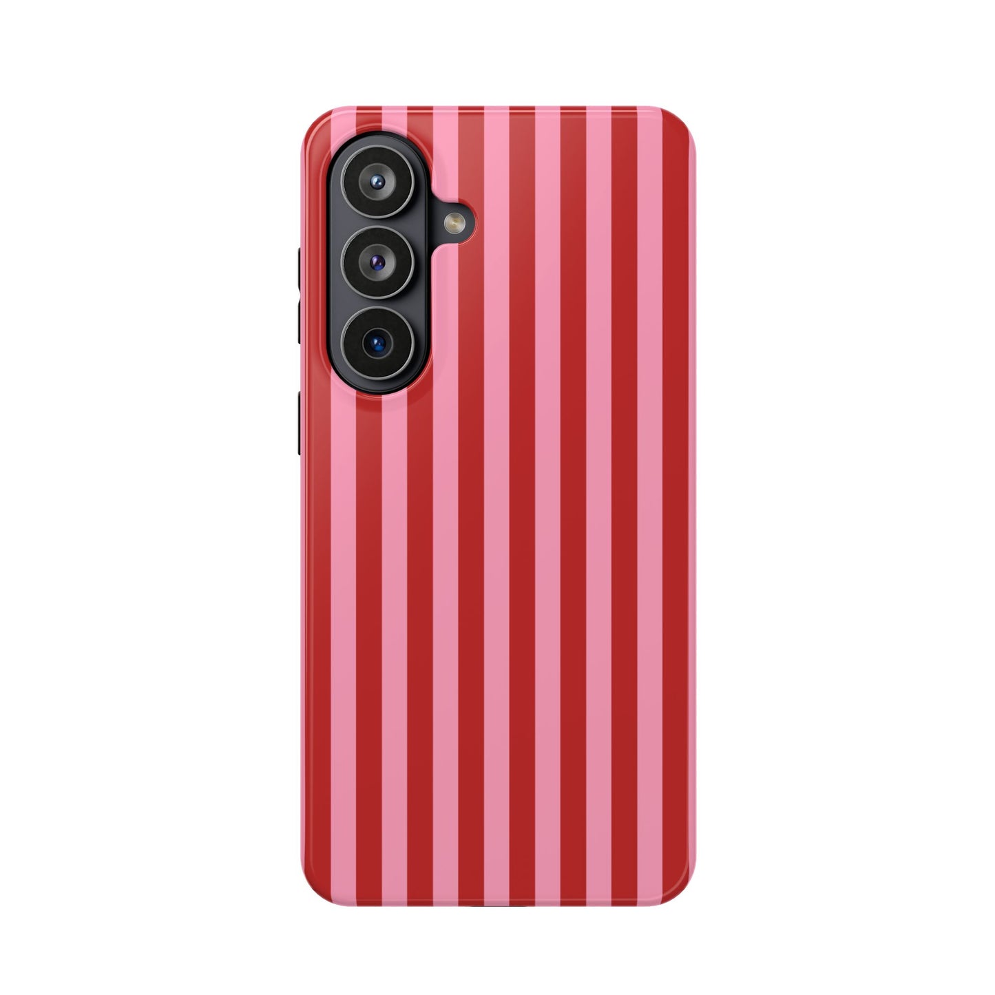 Cherry Blush Stripes Samsung Case
