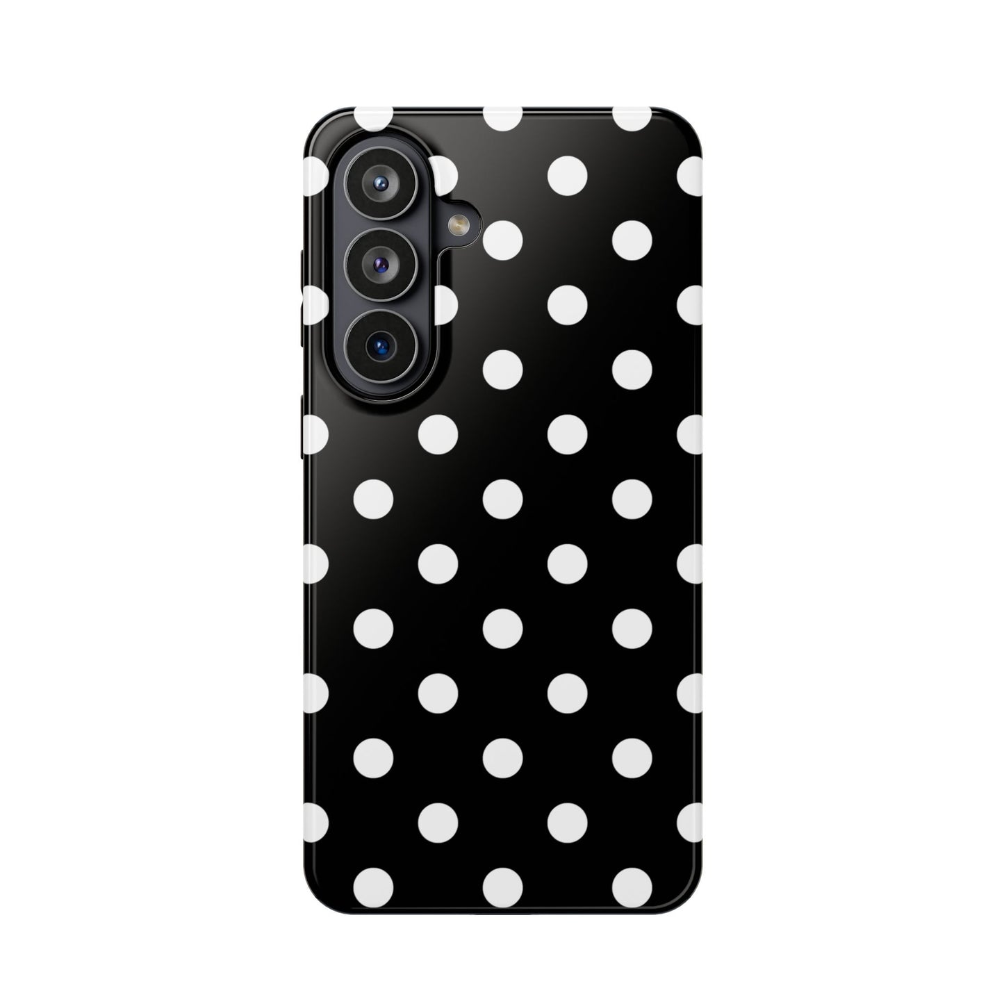 White Polka Dots Samsung Case