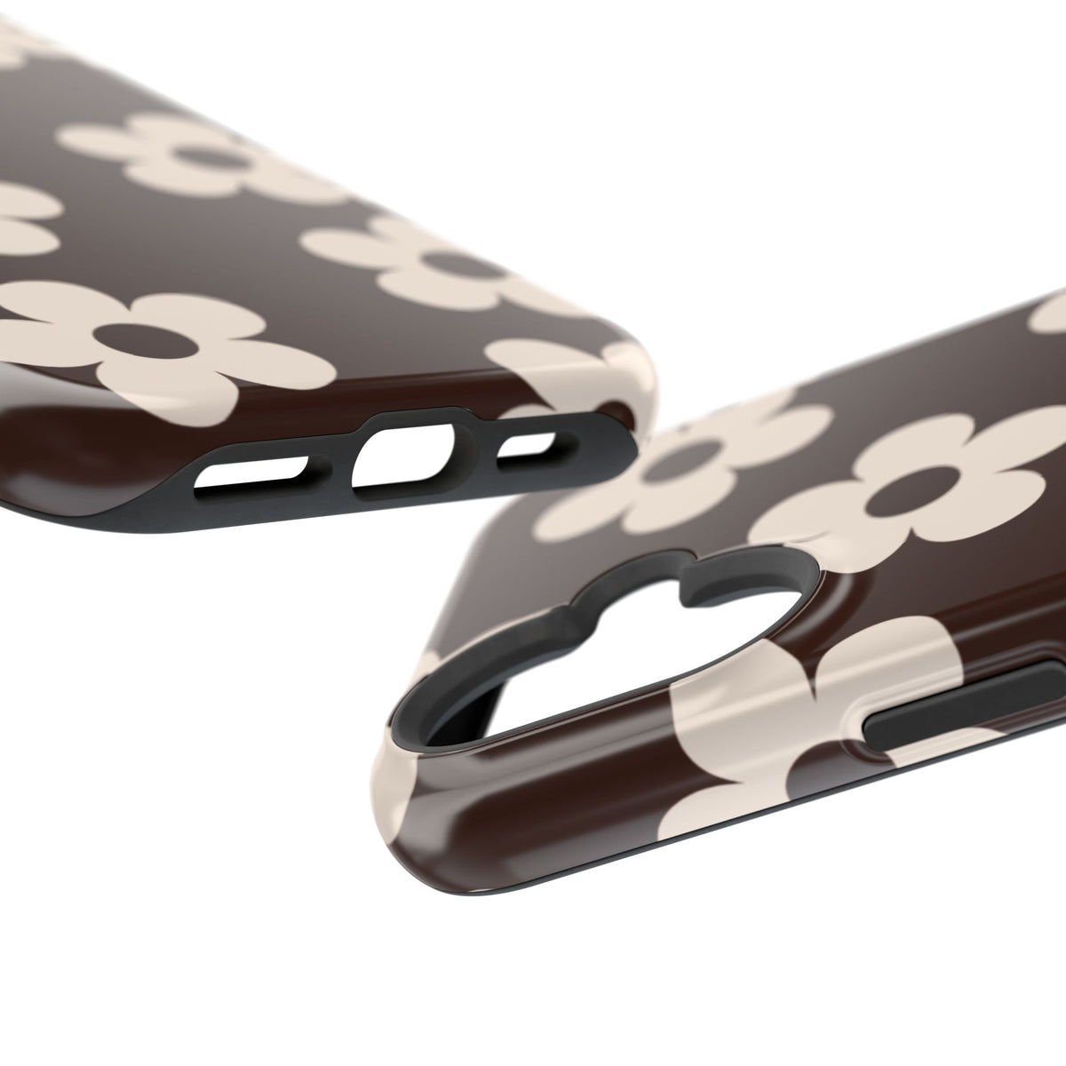 Cocoa Flowers iPhone Case