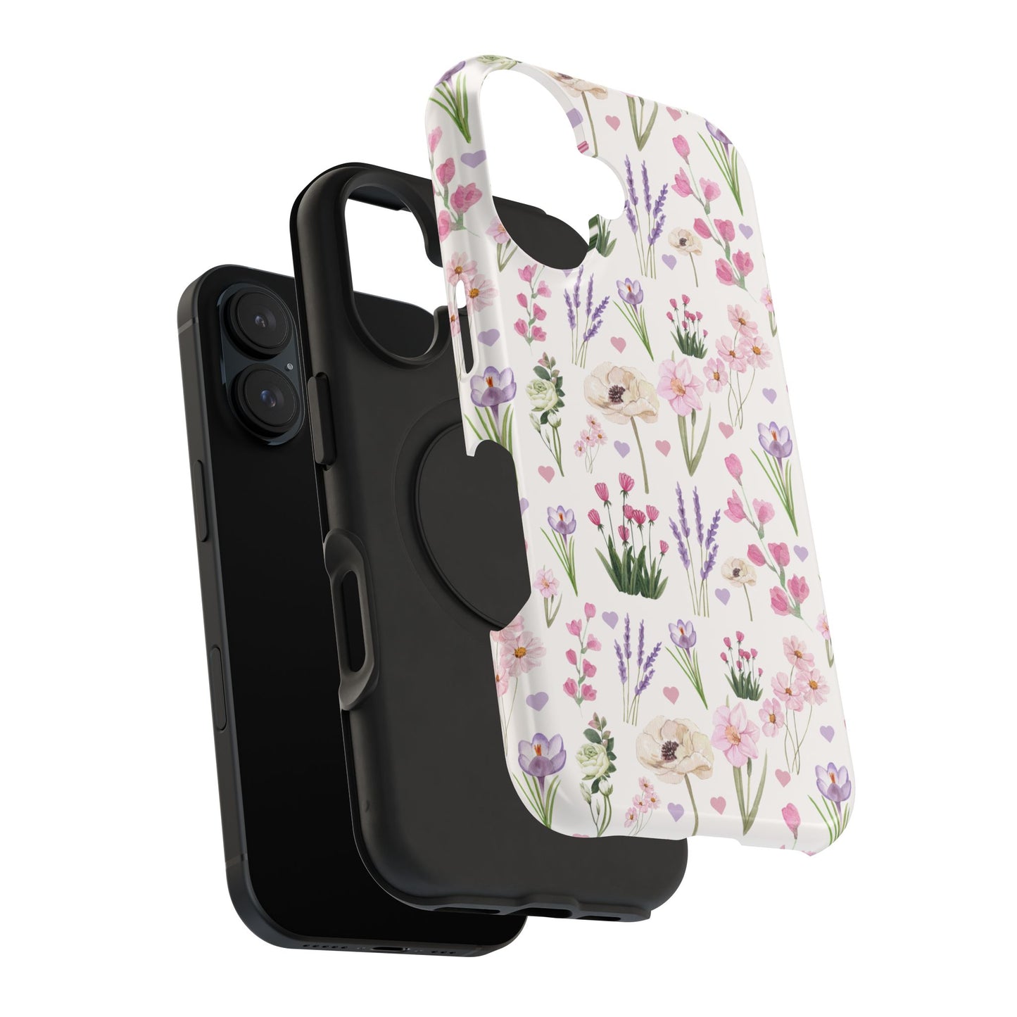 Vintage Purple Floral iPhone Case