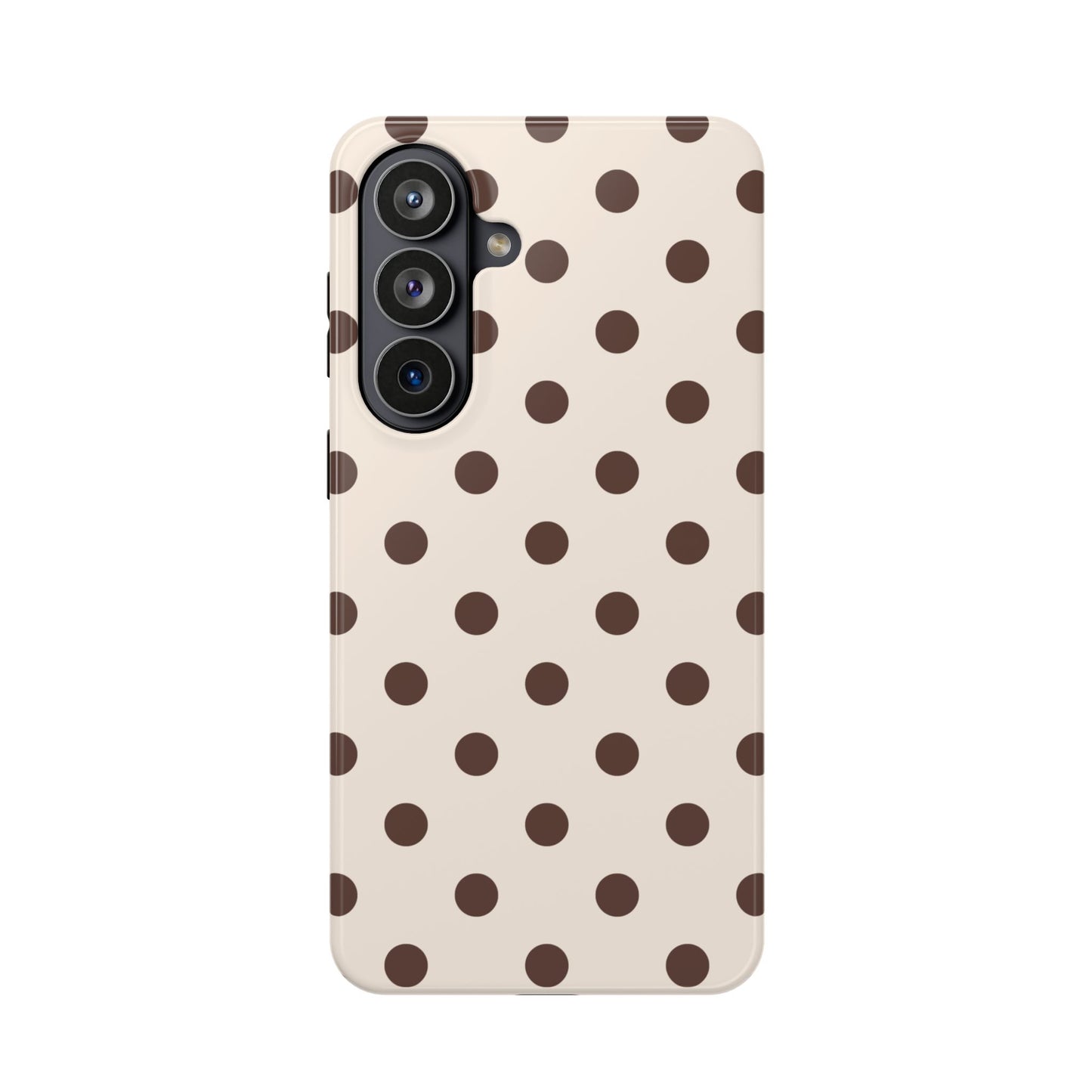 Brown Polka Dots Samsung Case