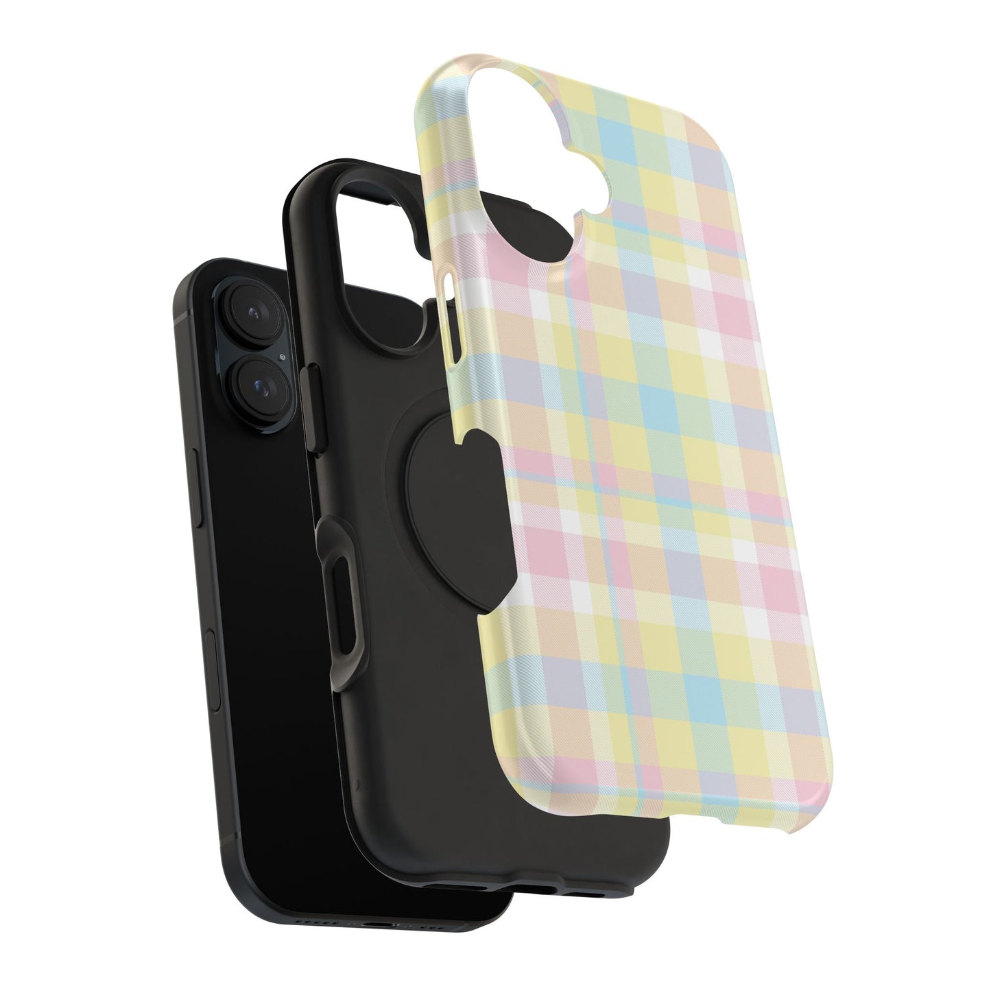 Buttercream Plaid iPhone Case