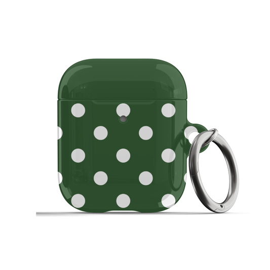 Green Polka Dots AirPods Case