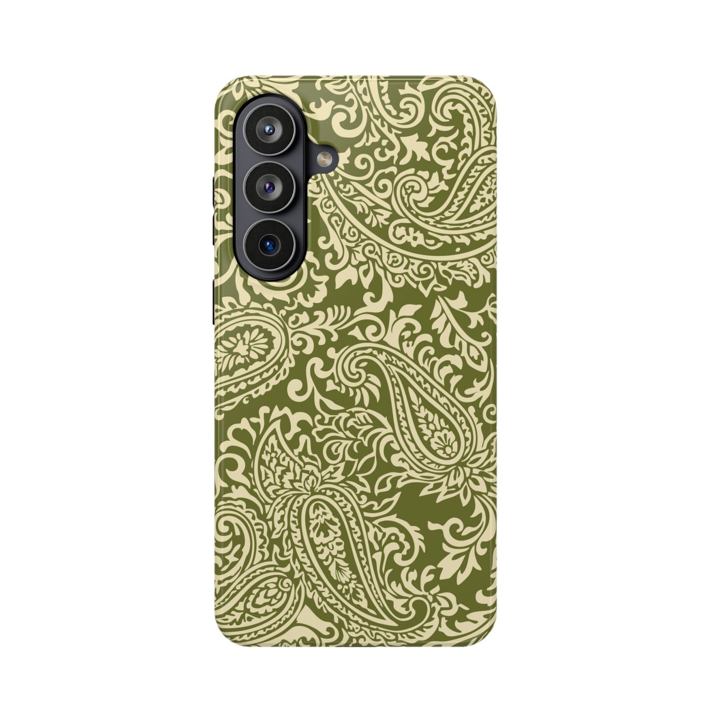 Olive Paisley Samsung Case
