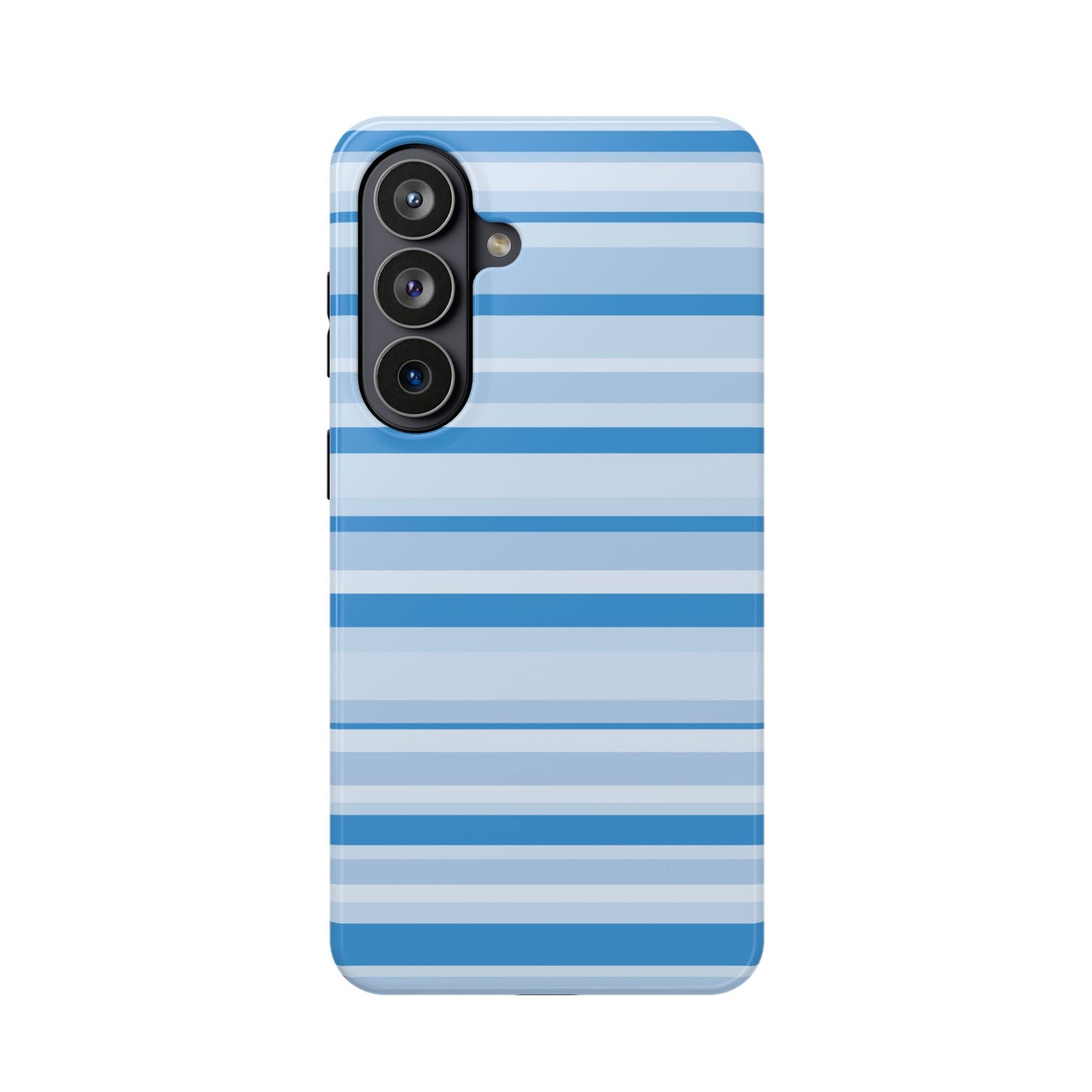 Blue Candy Stripes Samsung Case