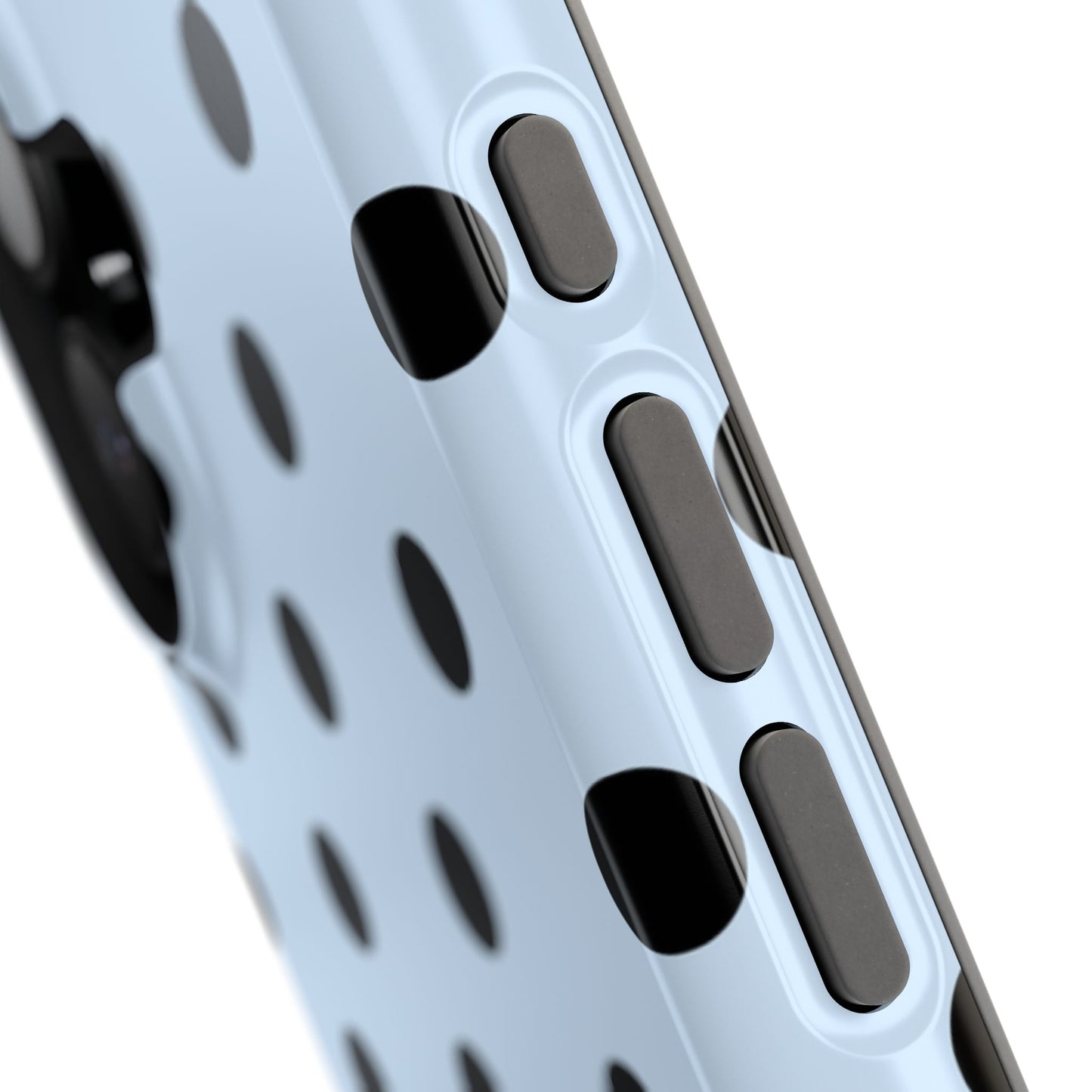 Blue Polka Dots iPhone Case