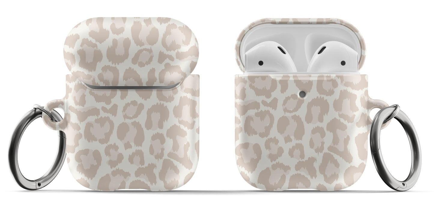 Beige Leopard AirPods Case