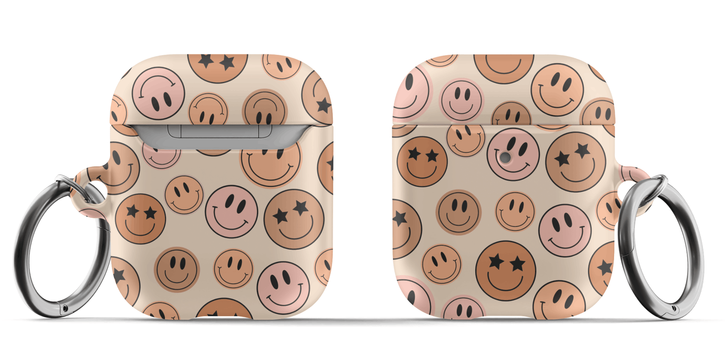 Boho Smiley Faces AirPods Case