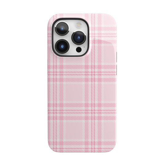 Pink Plaid iPhone Case