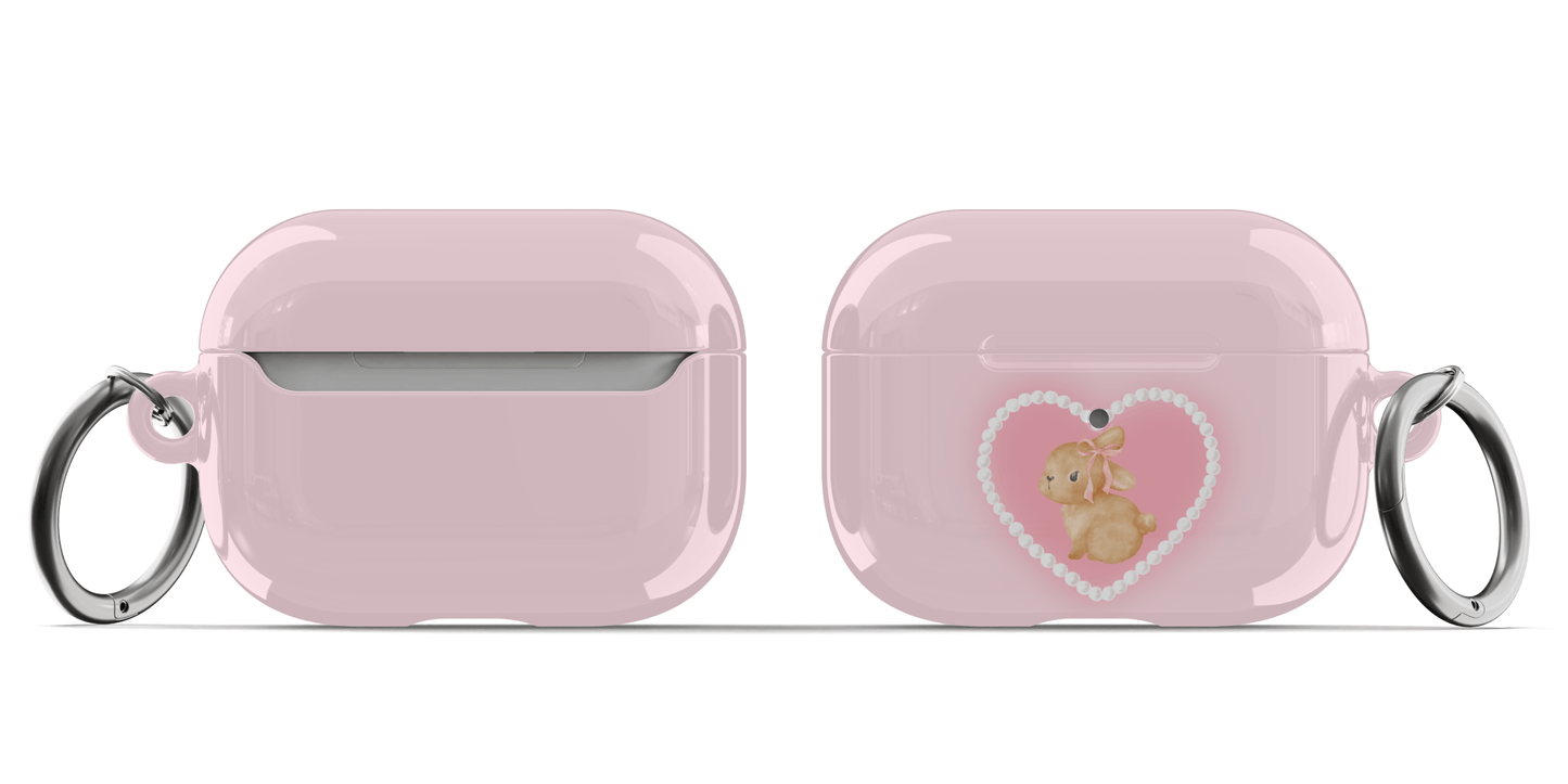 Heart Bunny AirPods Case