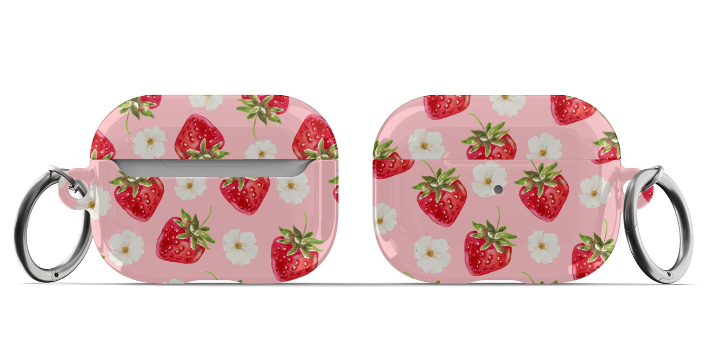 Strawberry Bloom AirPods Case