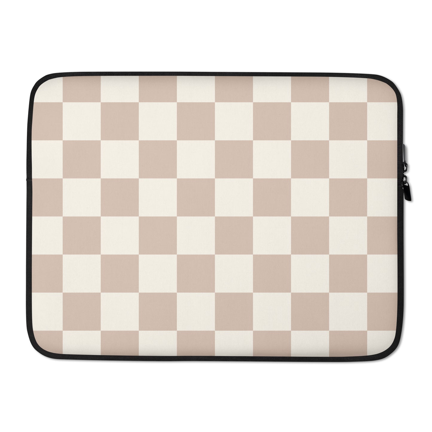 Neutral Checkered Macbook Sleeve 15″