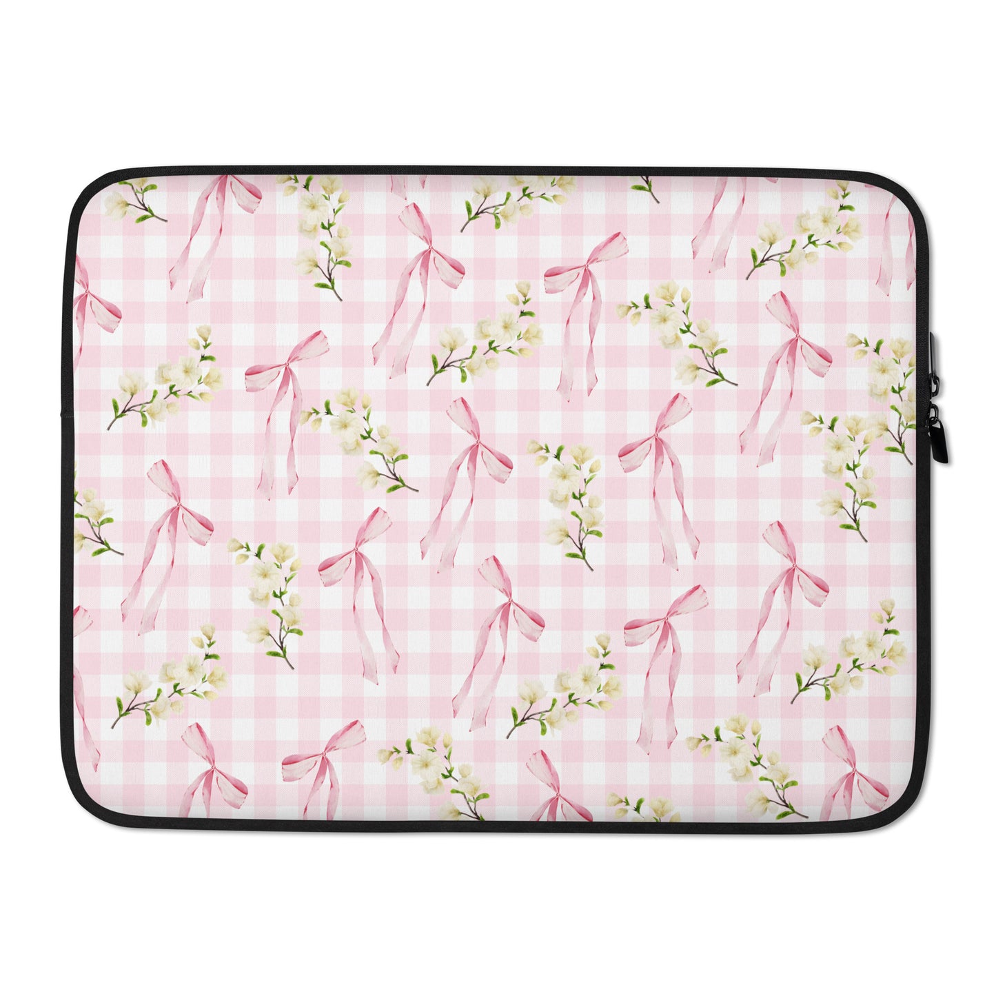 Ribbon Bows Floral Macbook Sleeve
