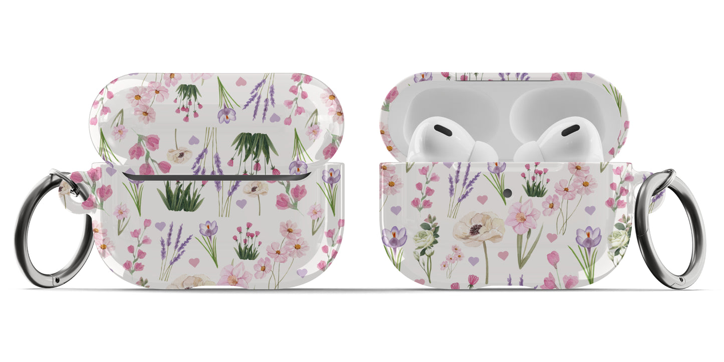 Purple Garden AirPods Case