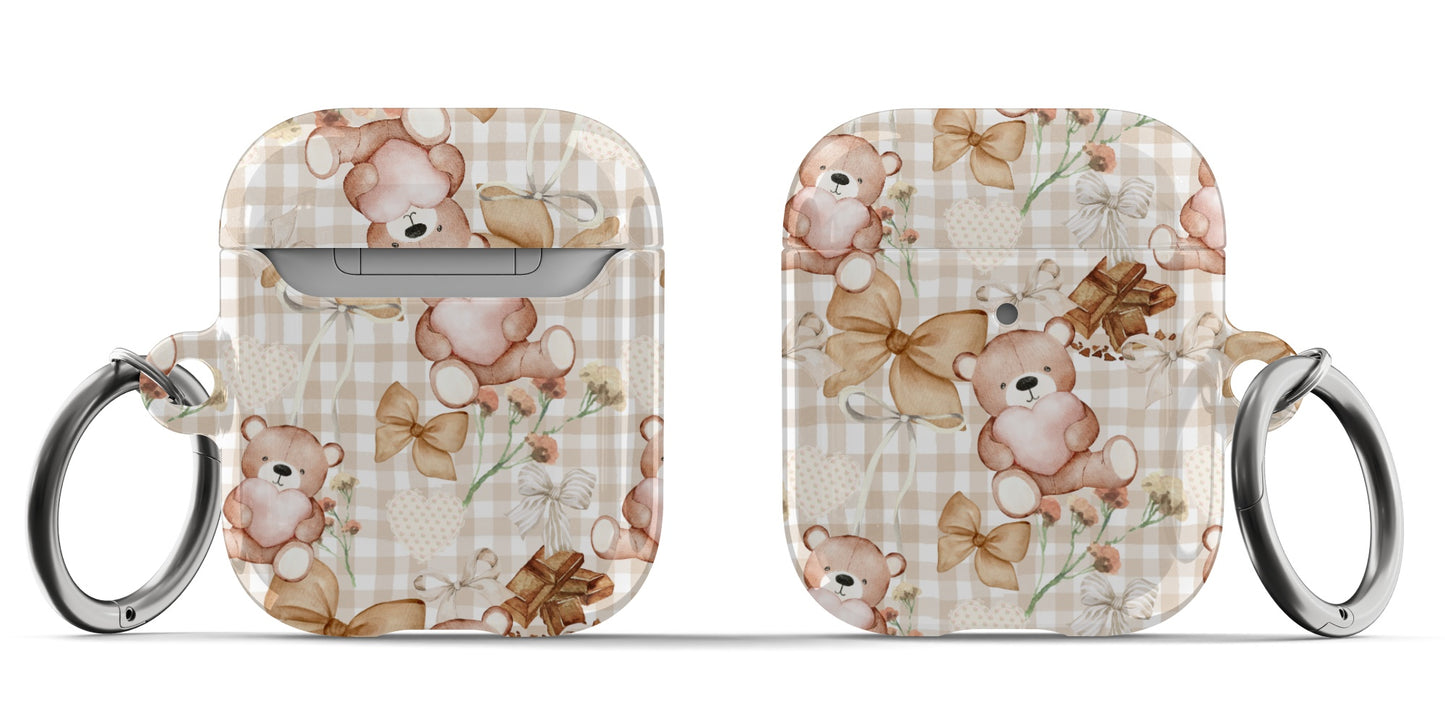 Choco Teddy Bear AirPods Case