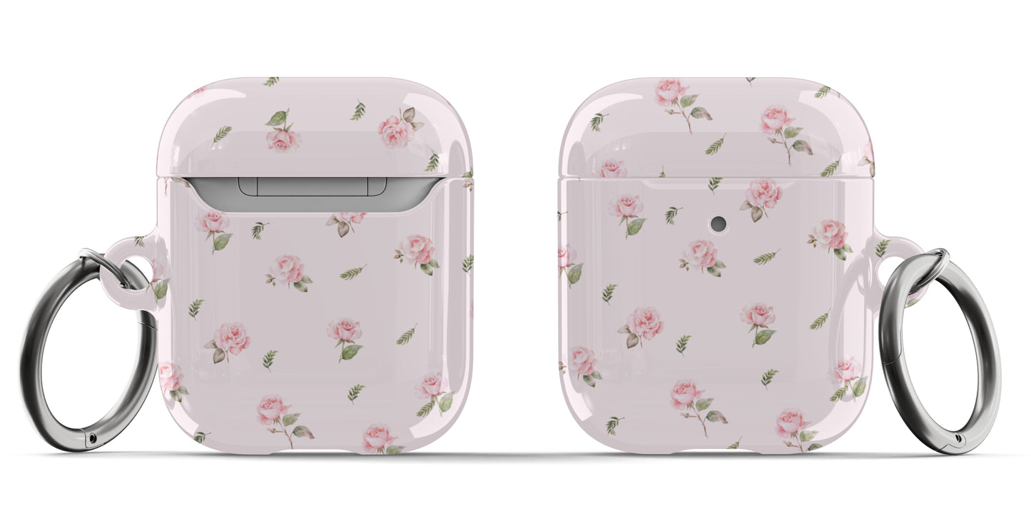 Pink Coquette Roses AirPods Case