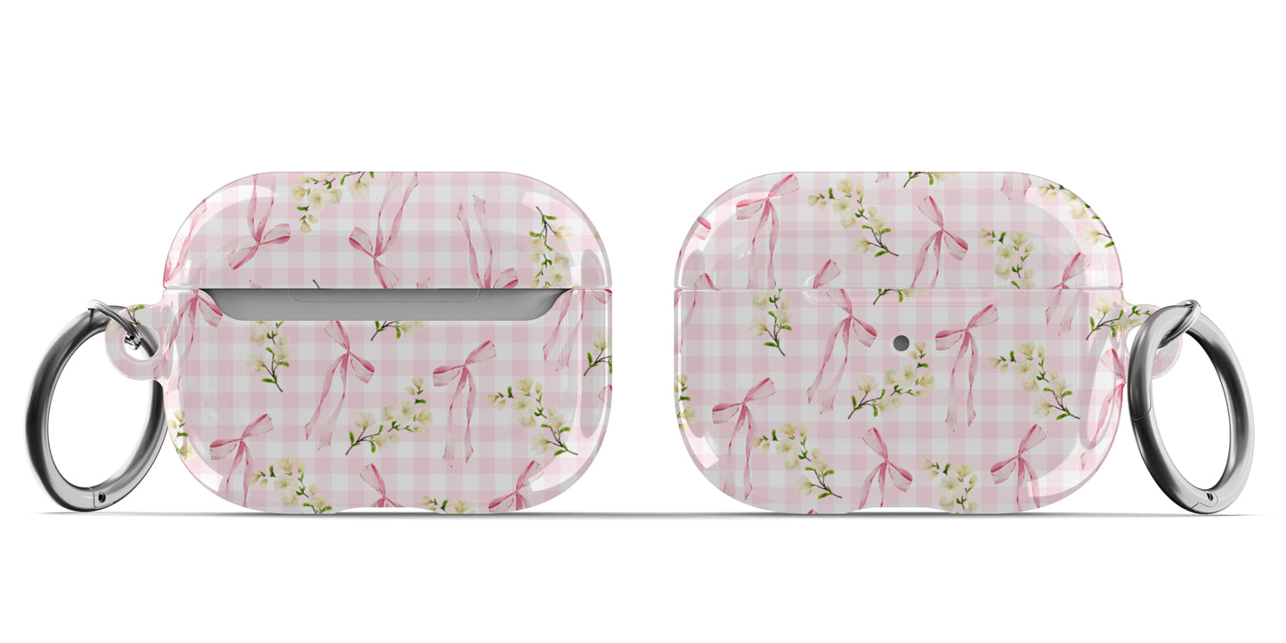 Ribbon Bows Floral AirPods Case