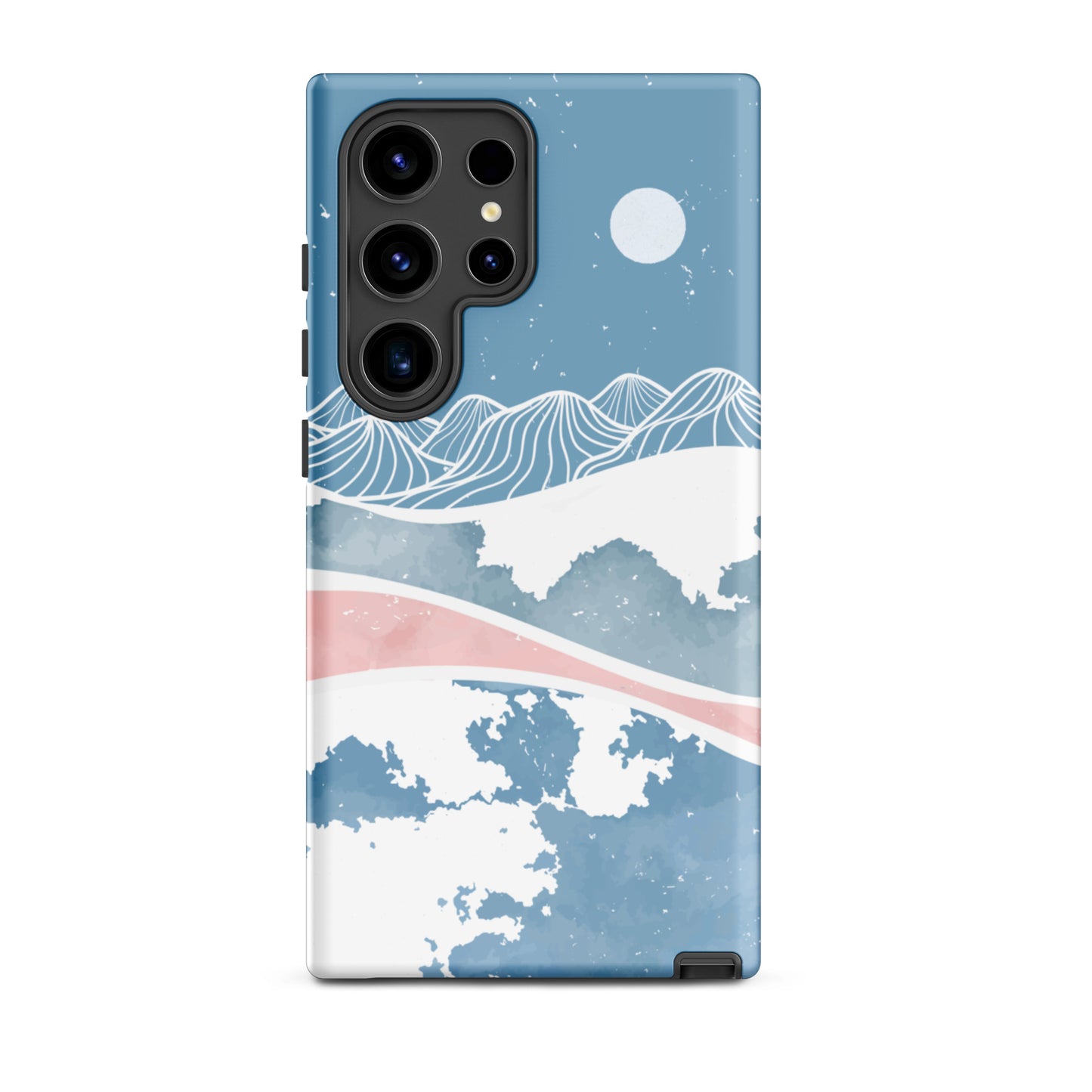 Blue Winter Night Samsung Case