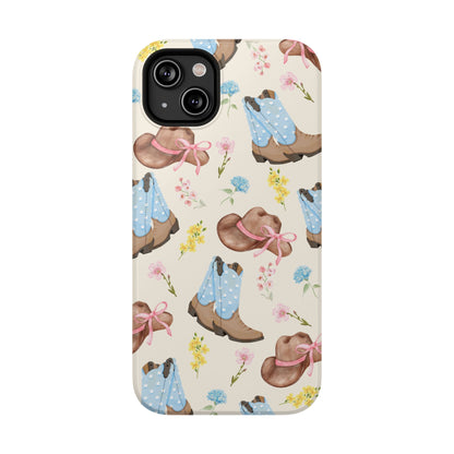 Floral Cowgirl iPhone Case
