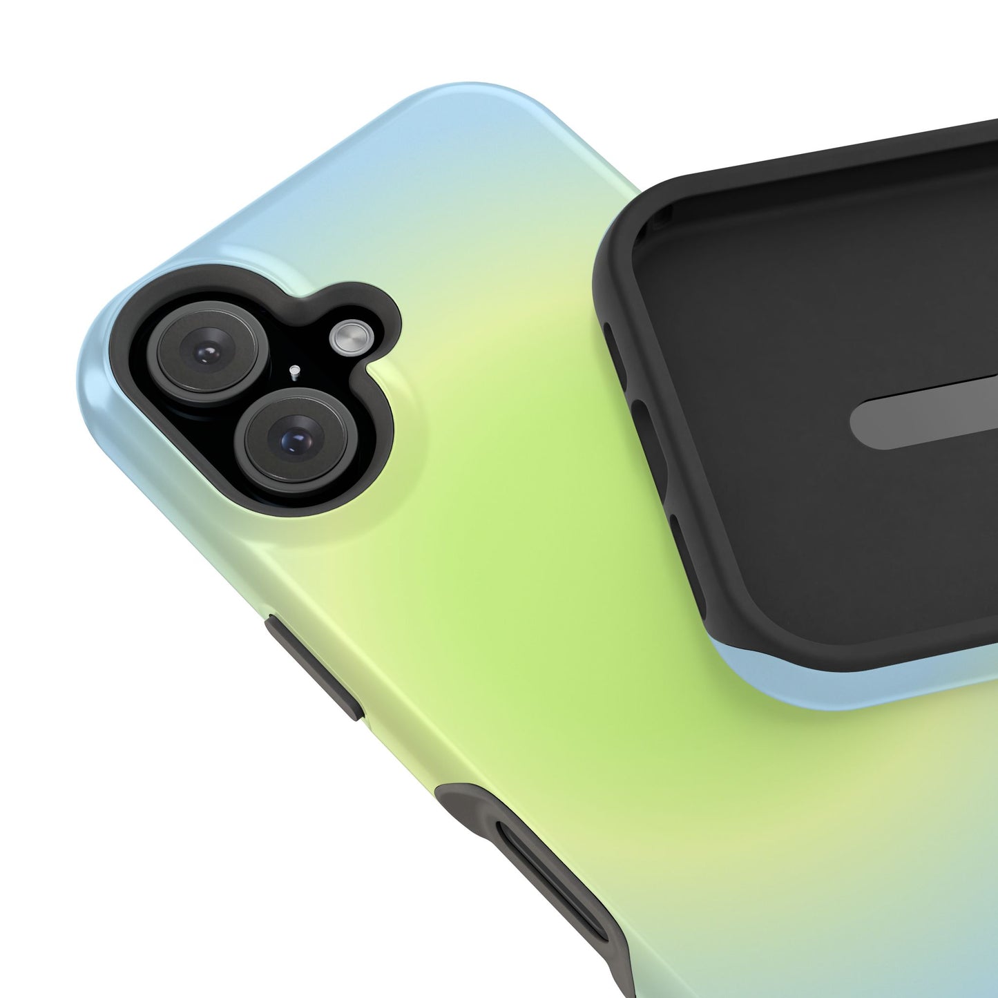 Green & Blue Aura iPhone Case
