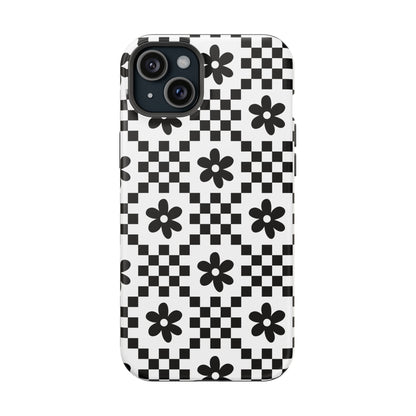 Monochrome Daisy iPhone Case