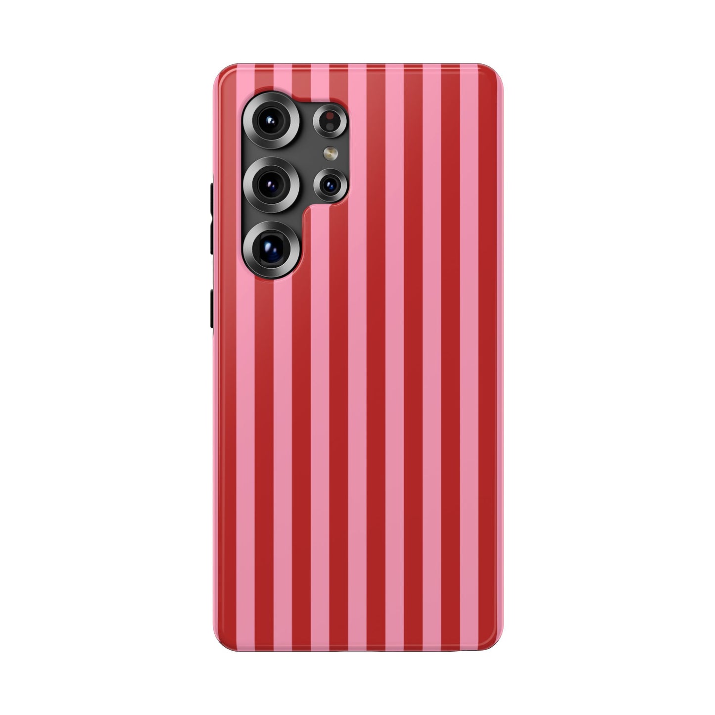 Cherry Blush Stripes Samsung Case