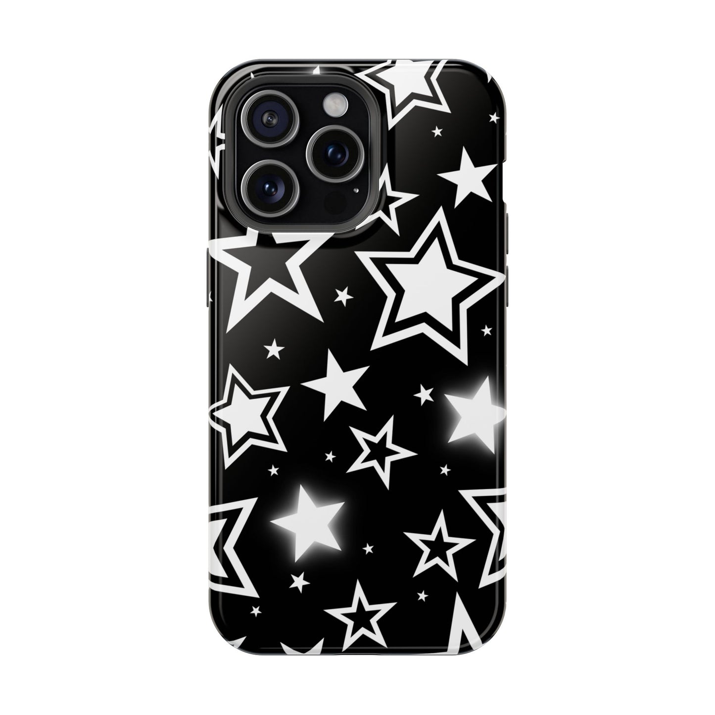Black Stardust iPhone Case