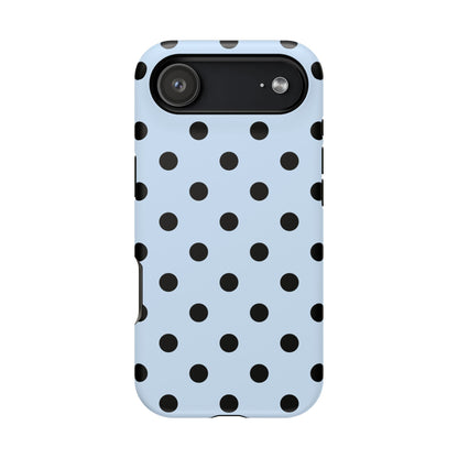Blue Polka Dots iPhone Case