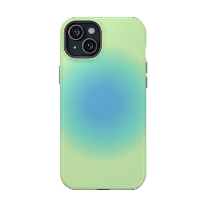 Blue & Green Aura iPhone Case