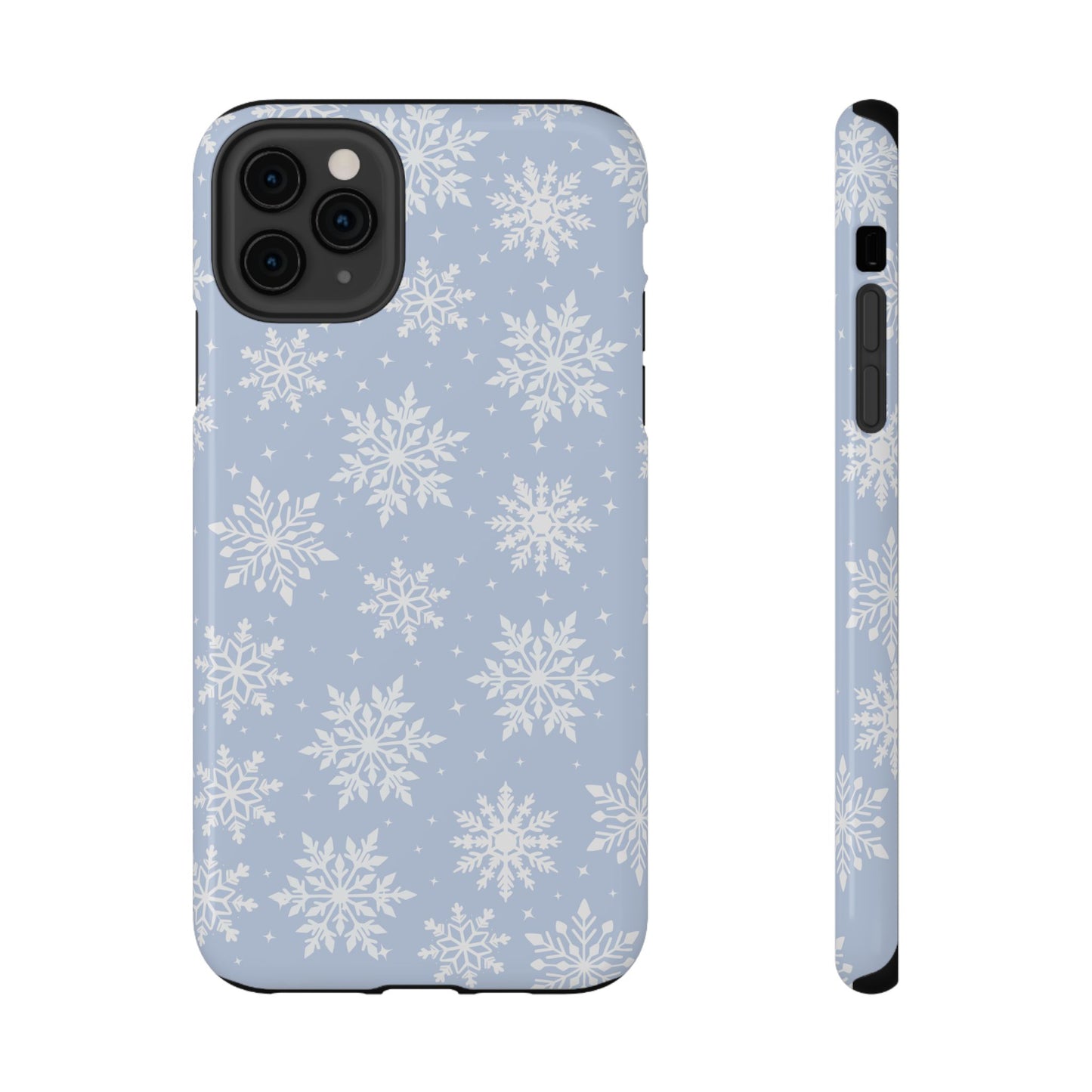 Blue Snowflakes iPhone Case
