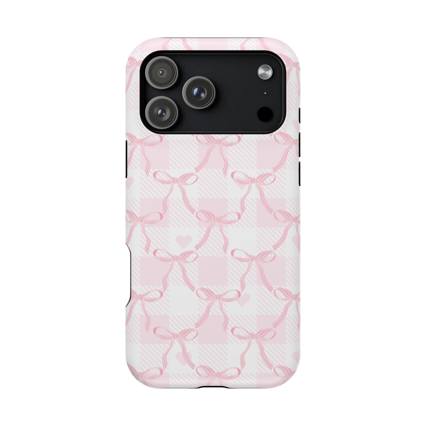 Pink Ribbon Bows iPhone Case