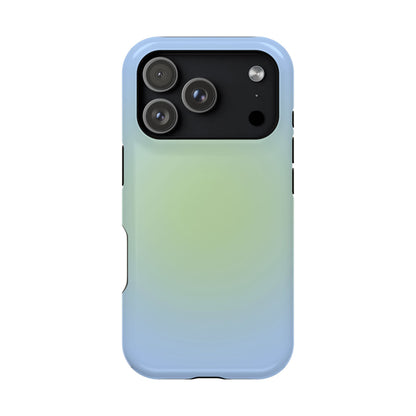 Blue & Green Aura iPhone Case