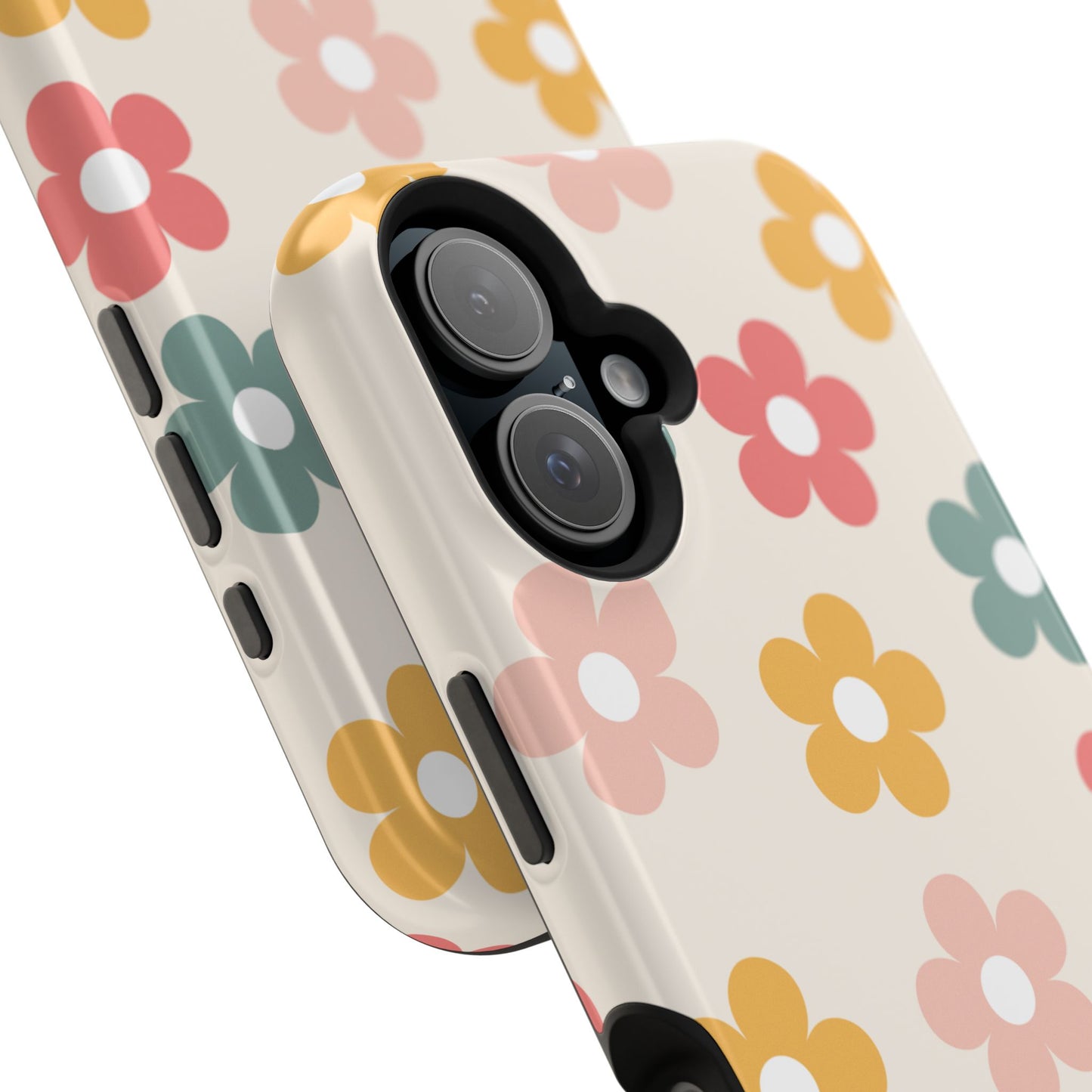 Boho Retro Flowers iPhone Case