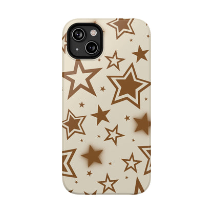 Brown Stardust iPhone Case